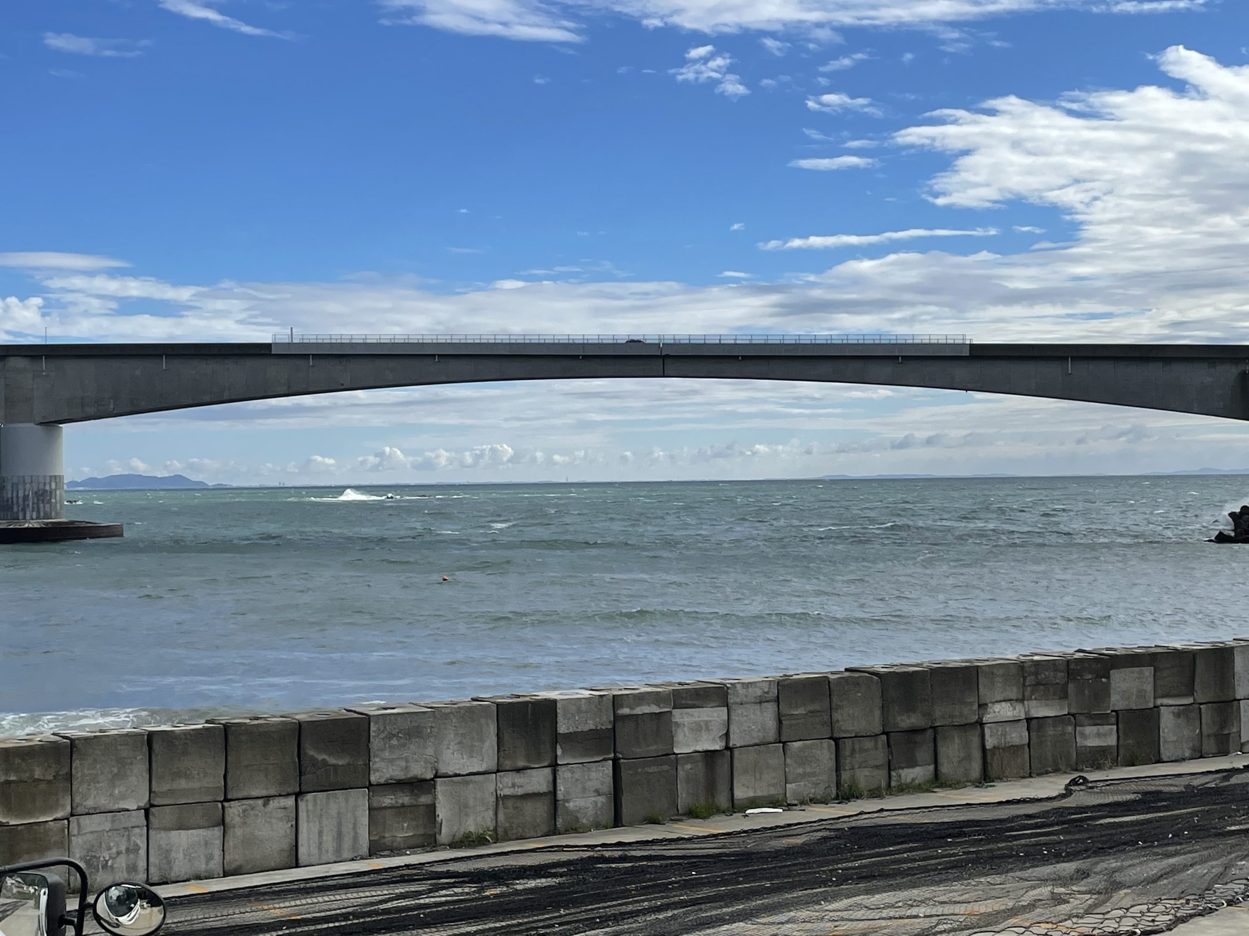 今日の海　9月19日　台風一過