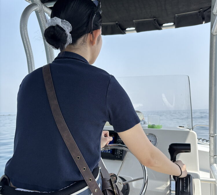 青空と、はじめての海の上