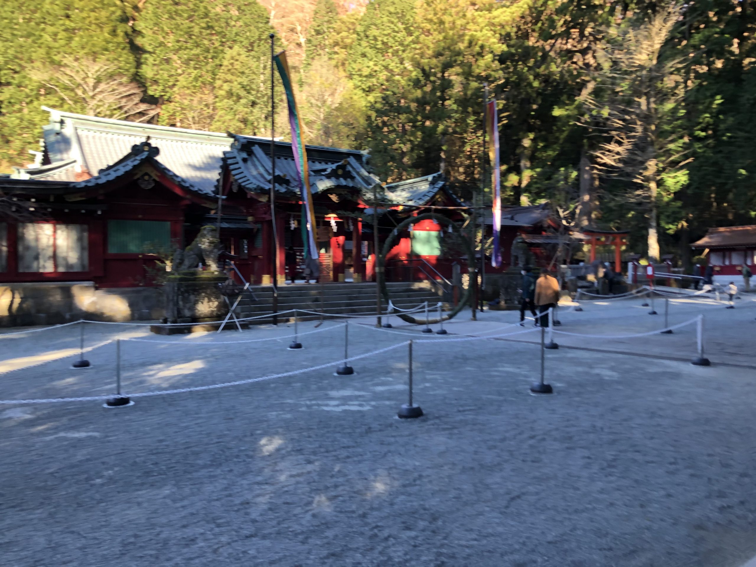 箱根神社にお礼詣で