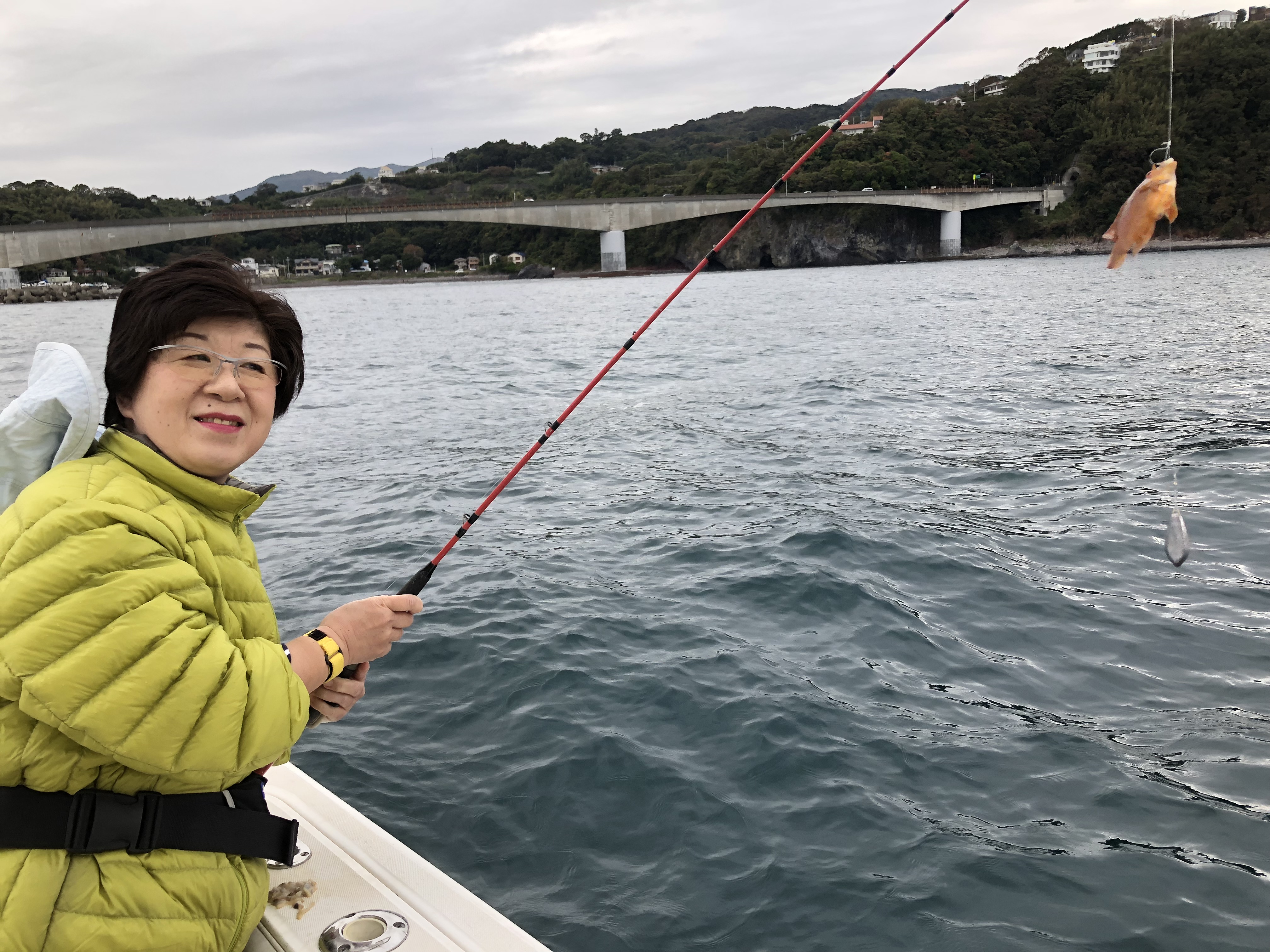 美魔女たちのボート釣り体験　11月3日