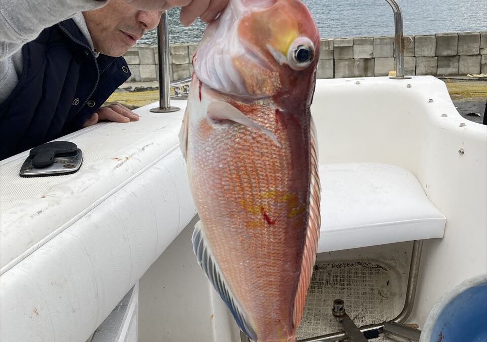 海のボート釣り　オーナー様釣果「わ！」