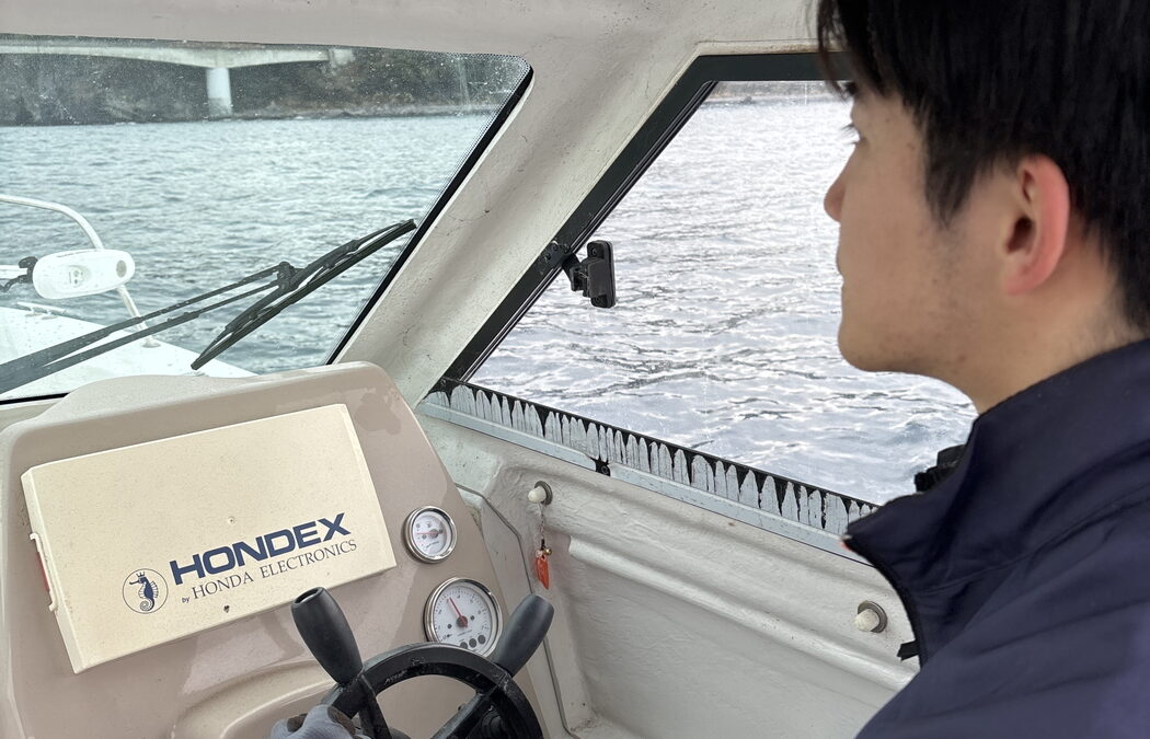 今年最後の海の上でした